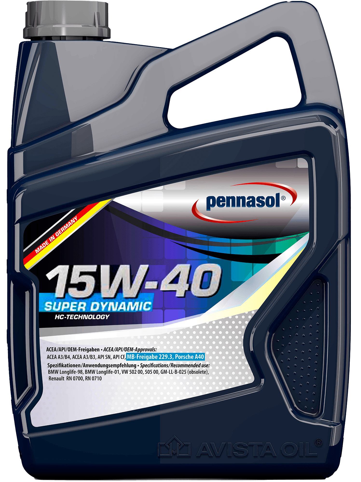 Моторное масло Pennasol Super Dynamic 15W-40, 5л